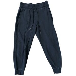 JoyLab Mens Black Tapered Jogger Sweatpants Elastic Drawstring Waist Size Medium